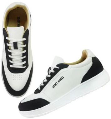 Mens M1065 Black & White Synthetic Casual Shoes