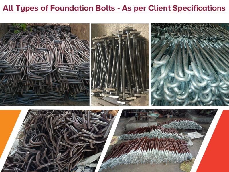 Mild Steel Foundation Bolts