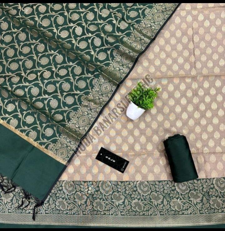 Ladies Gulkan Buti Banarasi Silk Suit