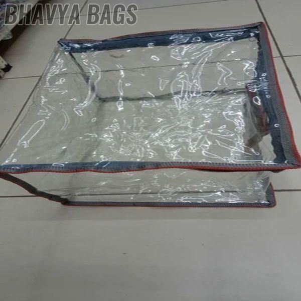PVC Saree Zipper Cover Bag
