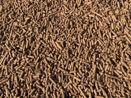 Dark Brown Firewood Biomass Pellets