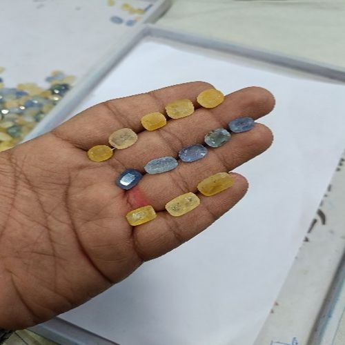 Burma Yellow & Blue Sapphire Gemstone