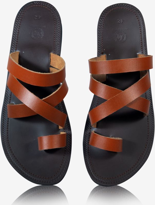 Leather Kolhapuri Mens Chappal