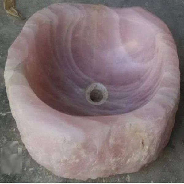 Rose Quartz Wash Basin