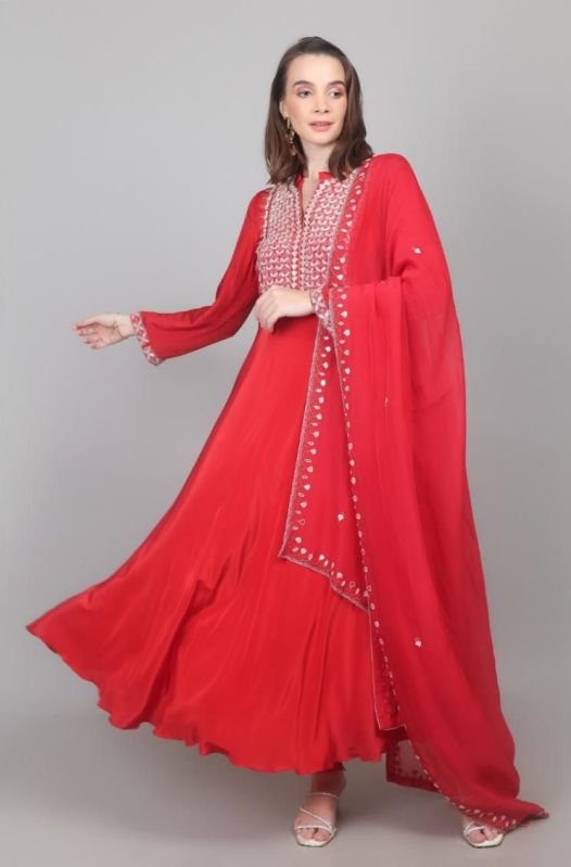 Women Party Wear Churidar Anarkali Suit Set