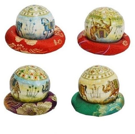 Handpainted Bone Inlay Decorative Balls