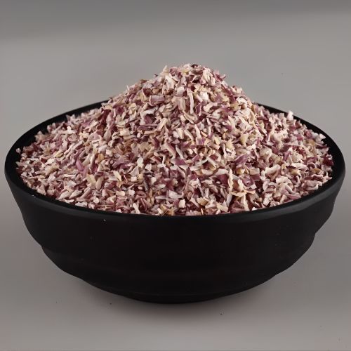 dehydrated red onion minced