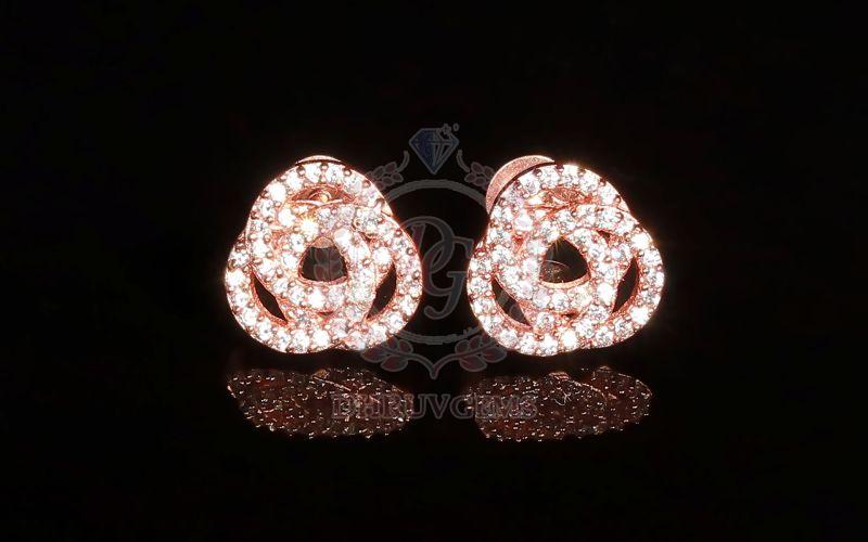 DG 0018 Women Rose Gold Earring