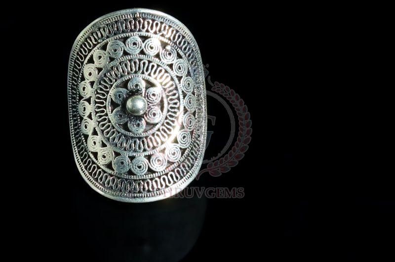 DG 0023 Ladies Silver Ring