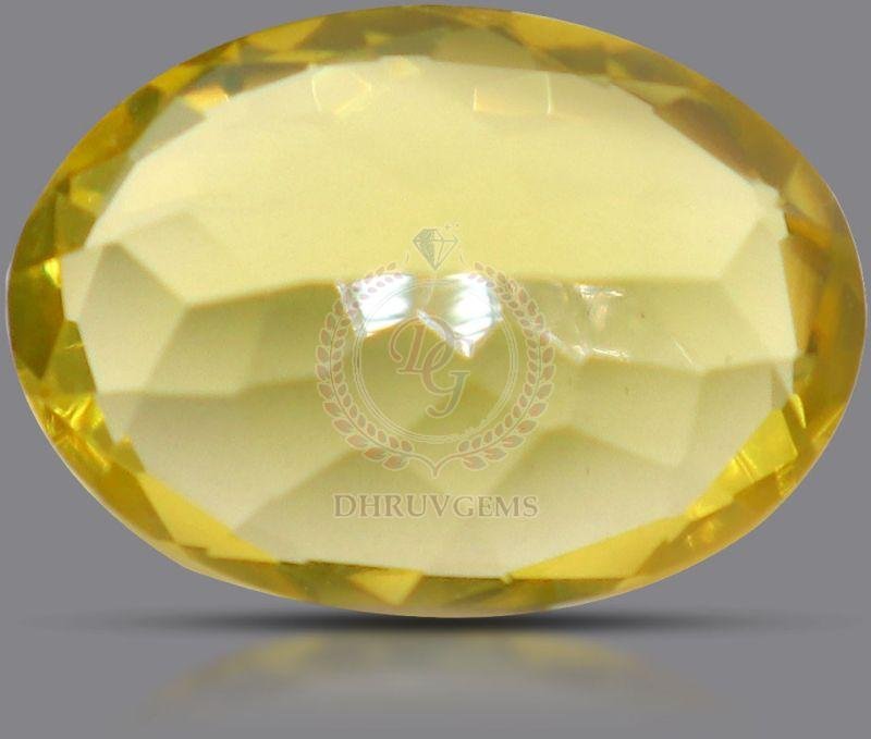 TGM 0016 Yellow Round Rutile Stone