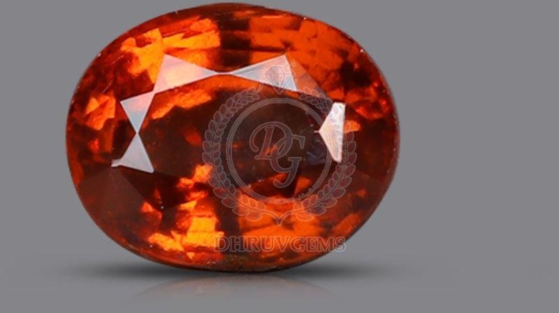 TGM 0132 Orangle Oval Hessonite Gemstone