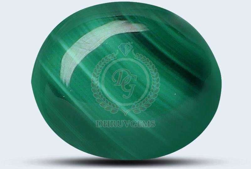 TGM 0201 Green Oval Malachite Stone