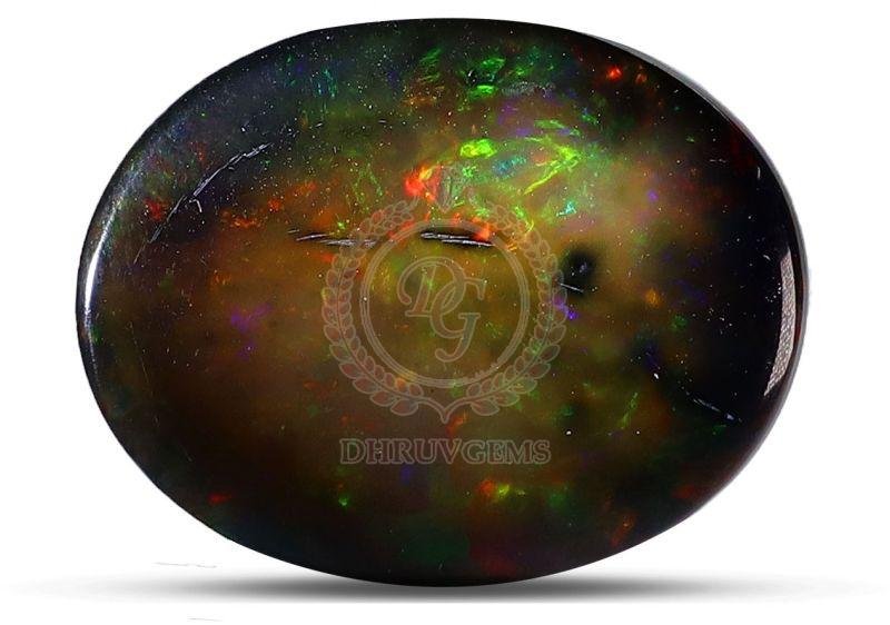 TGM 0616 Black Fire Opal Oval Gemstones