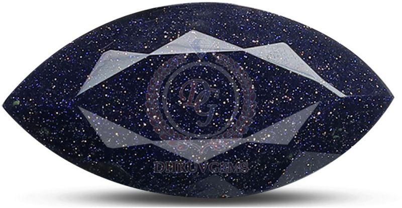 TGM 0972 Blue Marking Sand Stone Gemstone