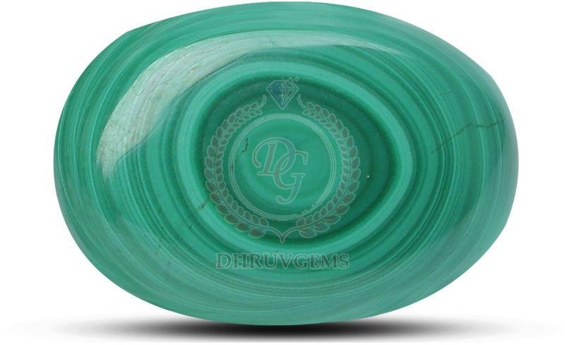 TGM 206 Green Oval Malachite Gemstone