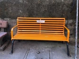 3 Seater Arm Rest Metal Garden Bench