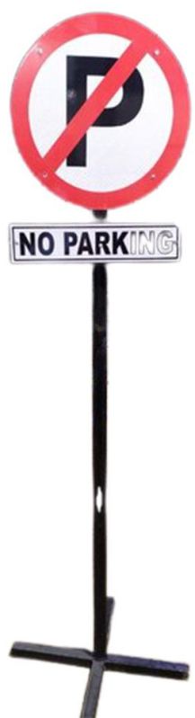 No Parking Sign Stand
