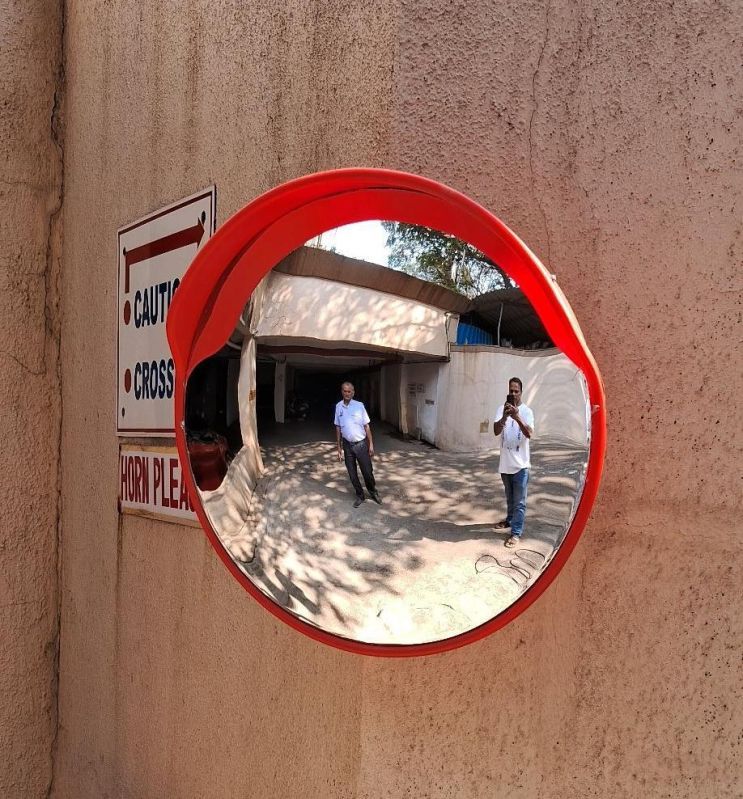 Pole Mounted Round Convex Mirror