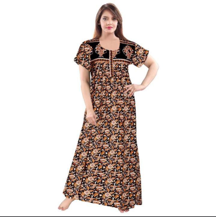 Printed Pure Cotton Ladies Cotton Nighties
