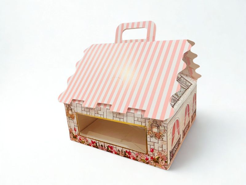 9.5&times;9.5&times;10.5Inches Golden MDF Stylish Room Hamper Box