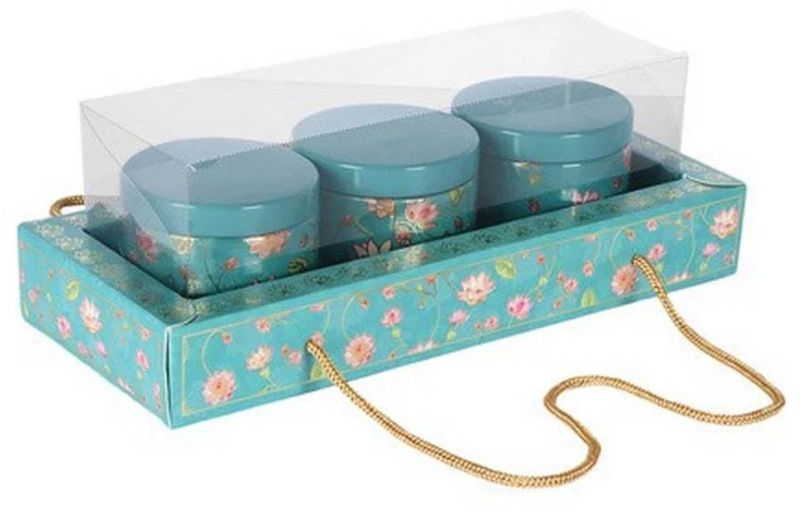 Rectangle Stylish Box with Handle And PVC Cover