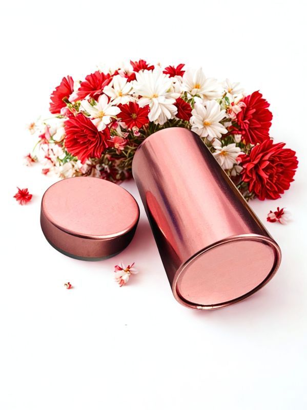 Rose Gold Plain Tin Can