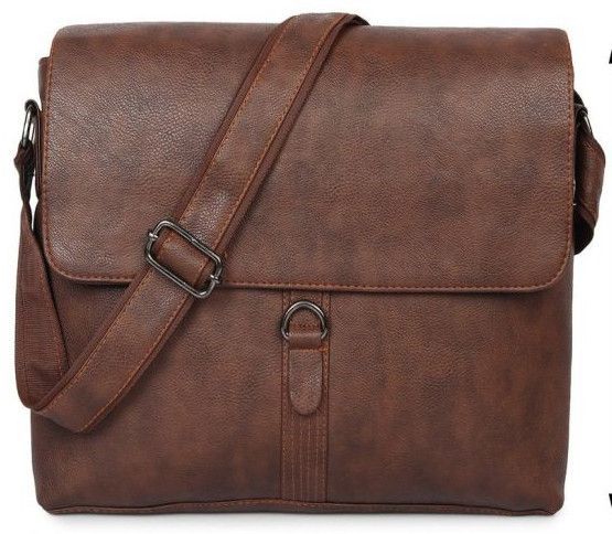Mens Stylish Brown Leather Bag