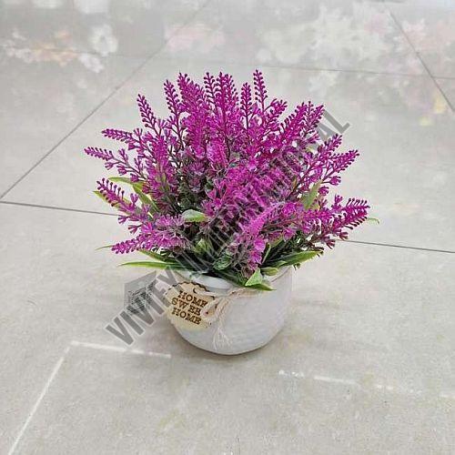 Decorative Pink Artificial Flower Pot