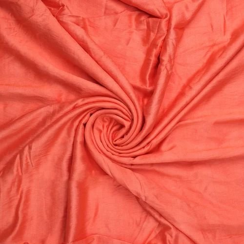 Multicolor Chinon Plain Viscose Fabric