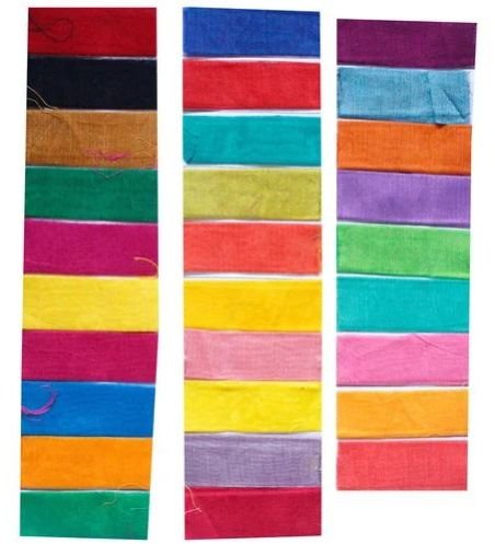 Multicolor Viscose Chanderi Silk Fabric