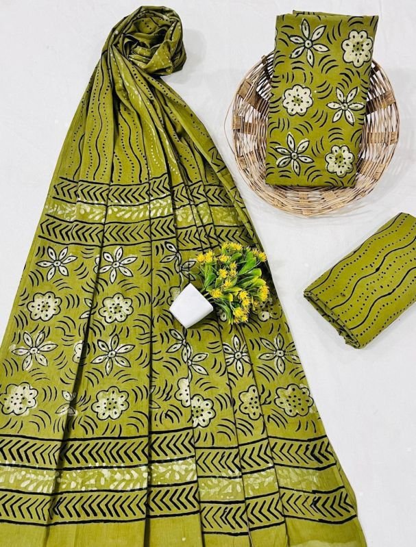 Cotton Printed Dress Material