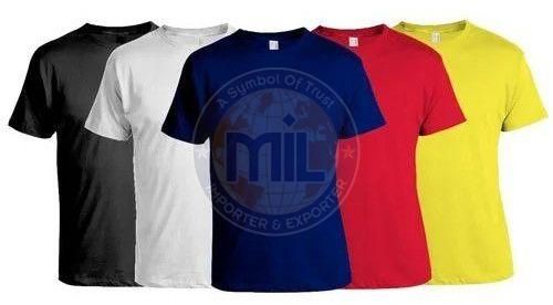 Mens Cotton Plain T-Shirts