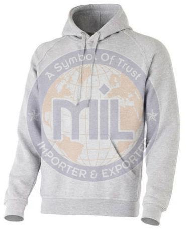 Mens Plain Cotton Hoodie