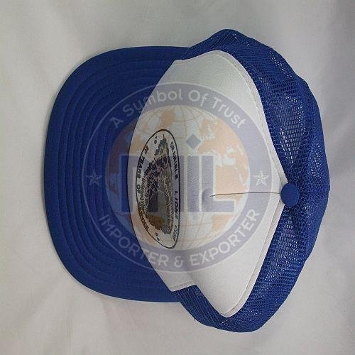 Patch Woven Cotton Trucker Cap