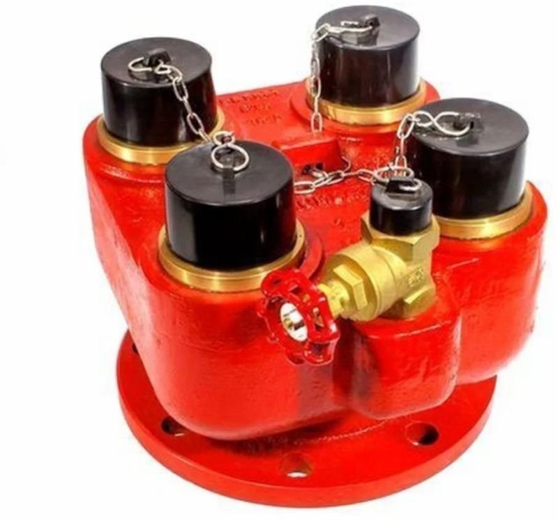 4 Way Fire Brigade Inlet Connection