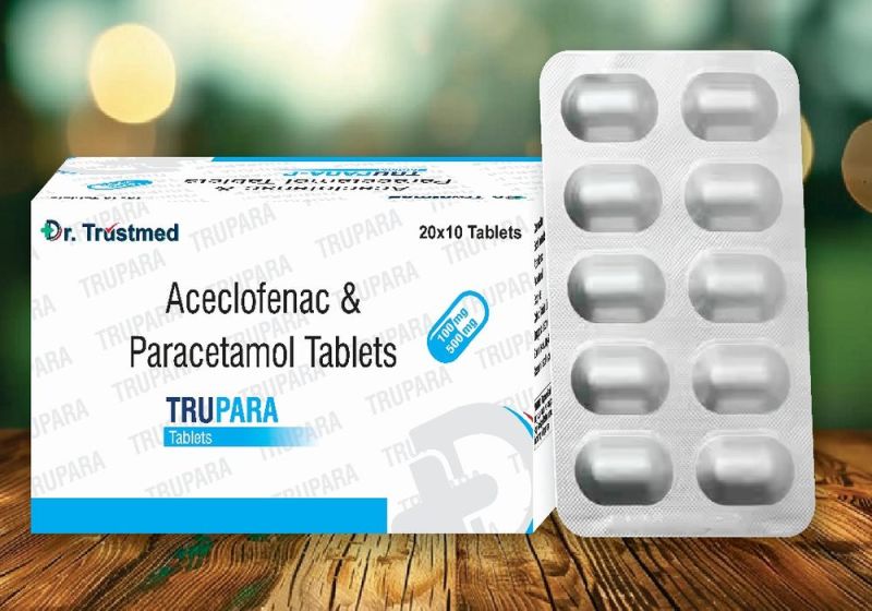 Aceclofenac & Paracetamol Tablets