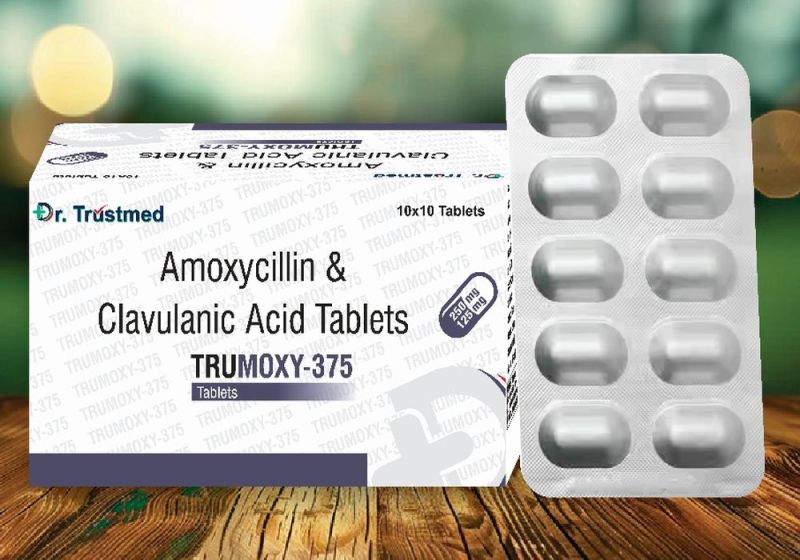 Amoxycillin & Clavulanic Acid 375 Tablets