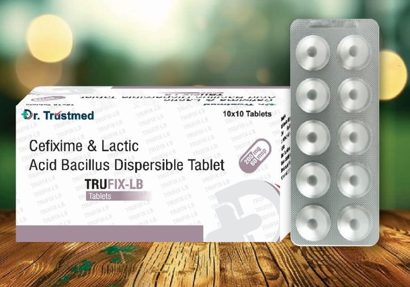 Cefixime & Lactic Acid Bacillus Dispersible Tablets