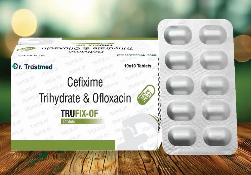 Cefixime Trihydrate & Ofloxacin Tablets