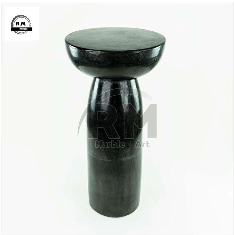 Black Rue Marble Side Table