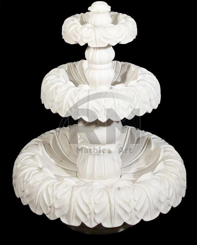 Outdoor Stone Tiered Fountains