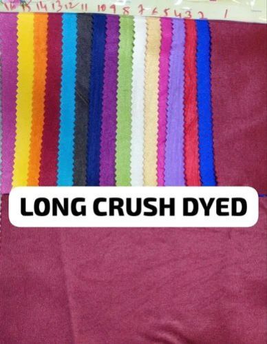 Long Crush Dyed Curtain Fabric
