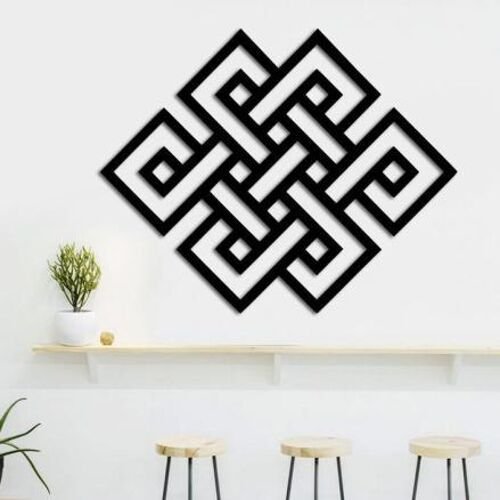 Eternal Knot Metal Wall Art