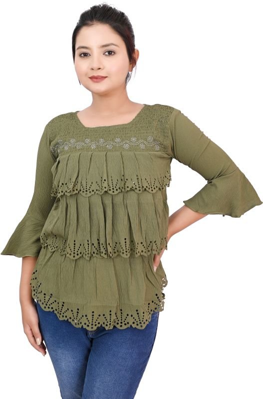 Women Flare Regular Fit Casual Stylish Top