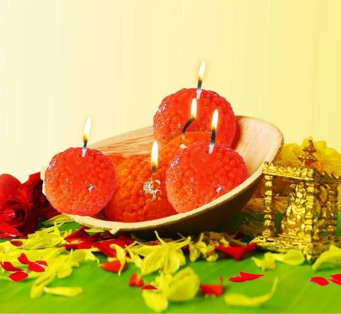 Soy Wax Motichoor Laddu Candle