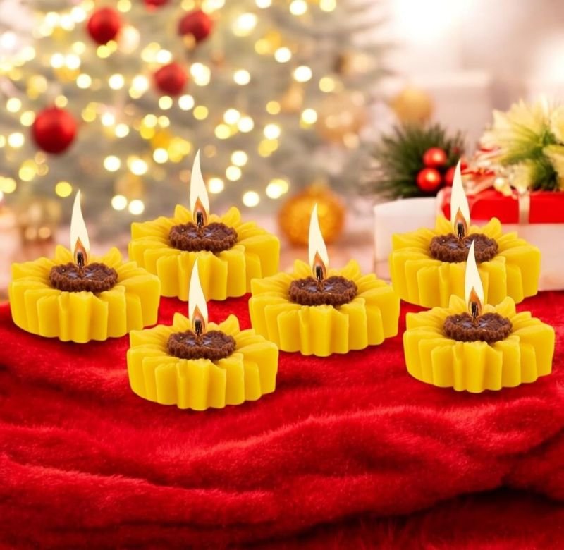 Sun Flower Candle