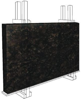 Indian Gem Red Granite Slab