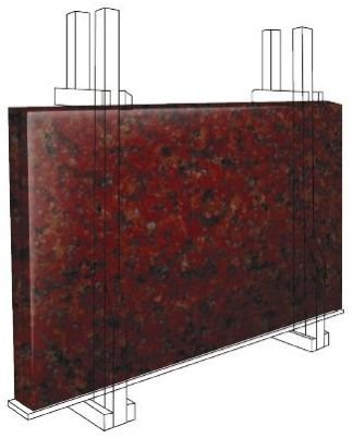 Indian Jhansi Red Granite Slab
