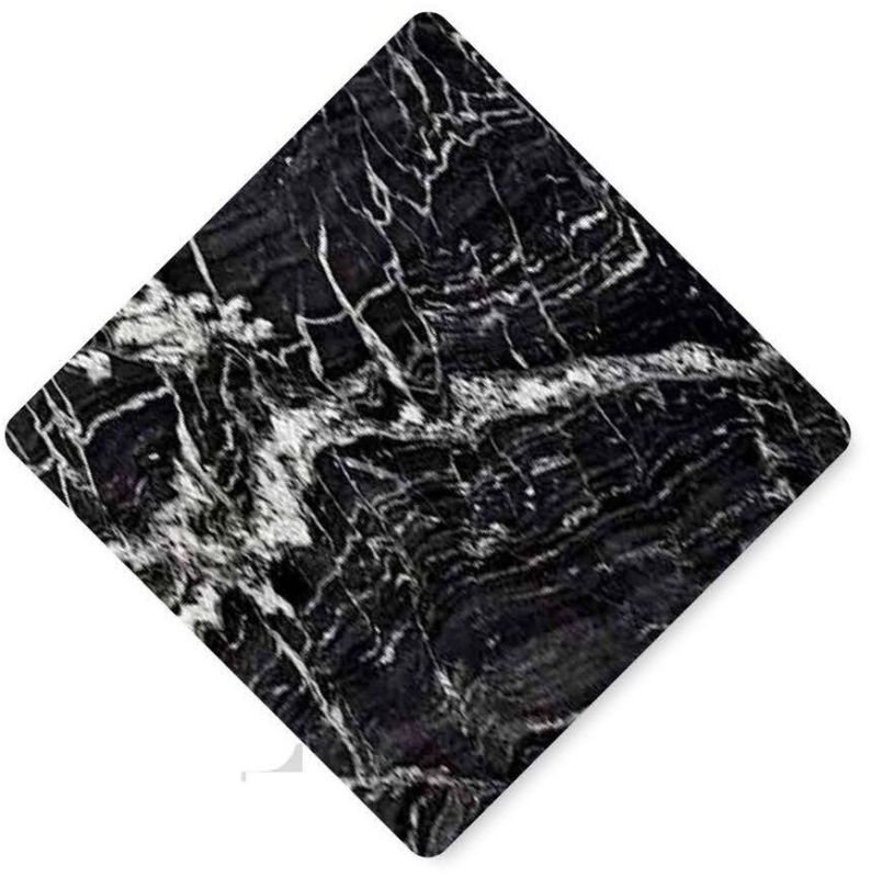 Indian Marquina Black Granite Slab