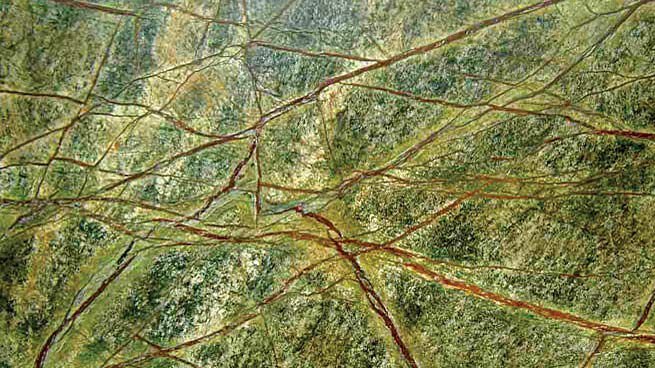 Indian Rainforest Green Granite Slab